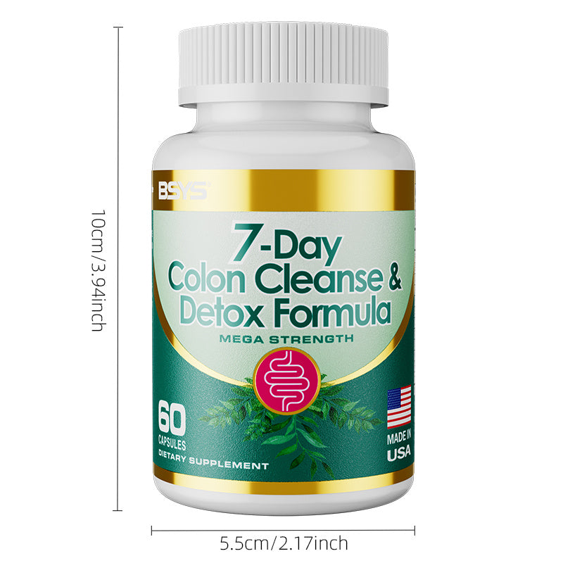 7-Day Herbal Cleanse – Detox & Digestive Reset Capsules