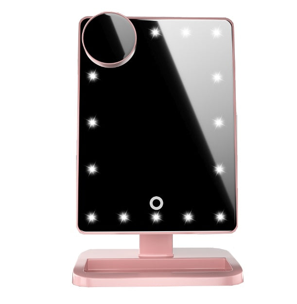 Smart LED Makeup Mirror – Bluetooth Music, 10X Zoom & Touch Control