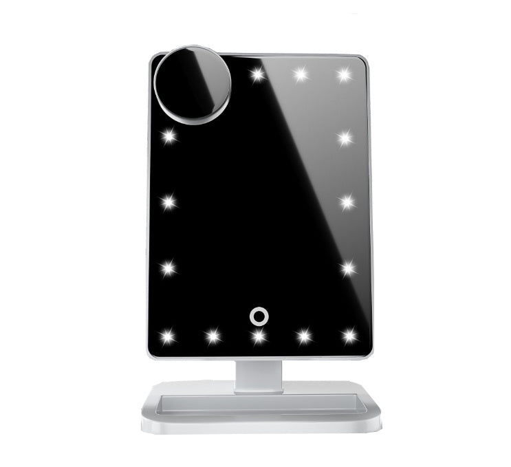 Smart LED Makeup Mirror – Bluetooth Music, 10X Zoom & Touch Control