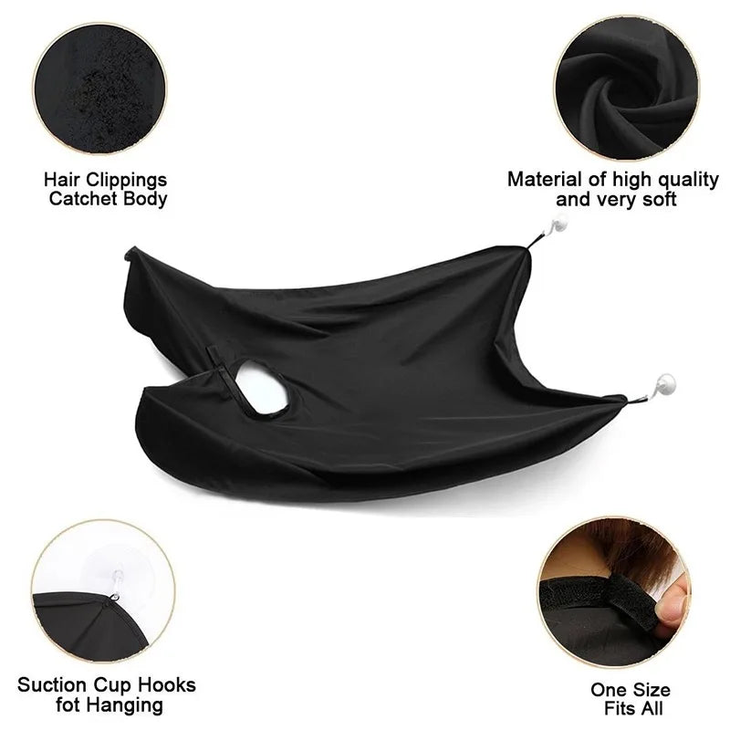 No-Mess Beard Bib – Hands-Free Shaving Apron for Men
