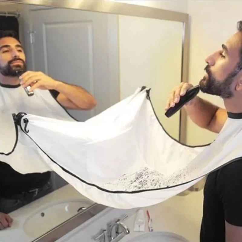 No-Mess Beard Bib – Hands-Free Shaving Apron for Men