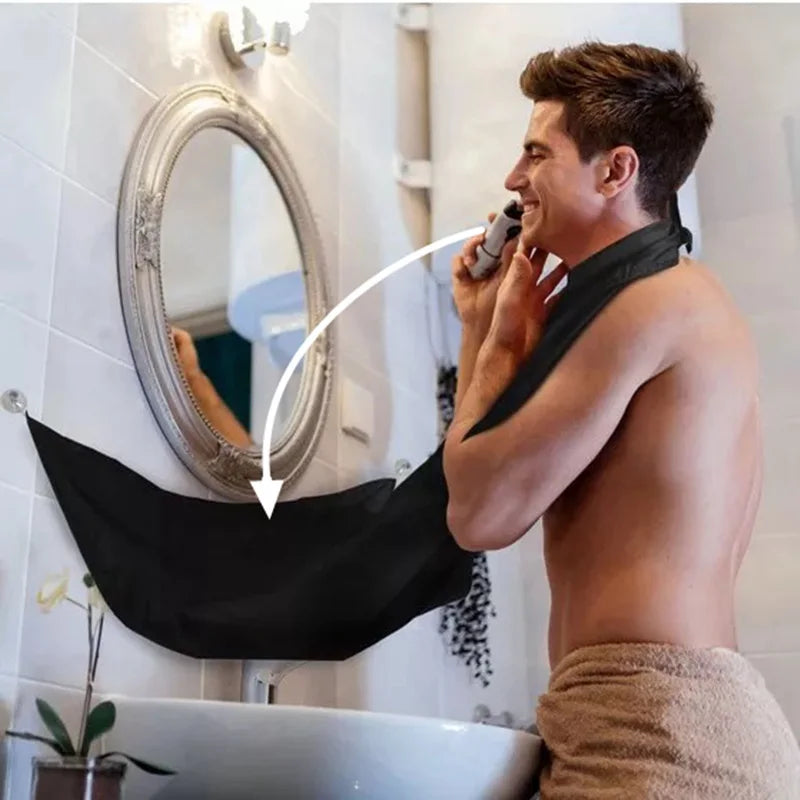 No-Mess Beard Bib – Hands-Free Shaving Apron for Men