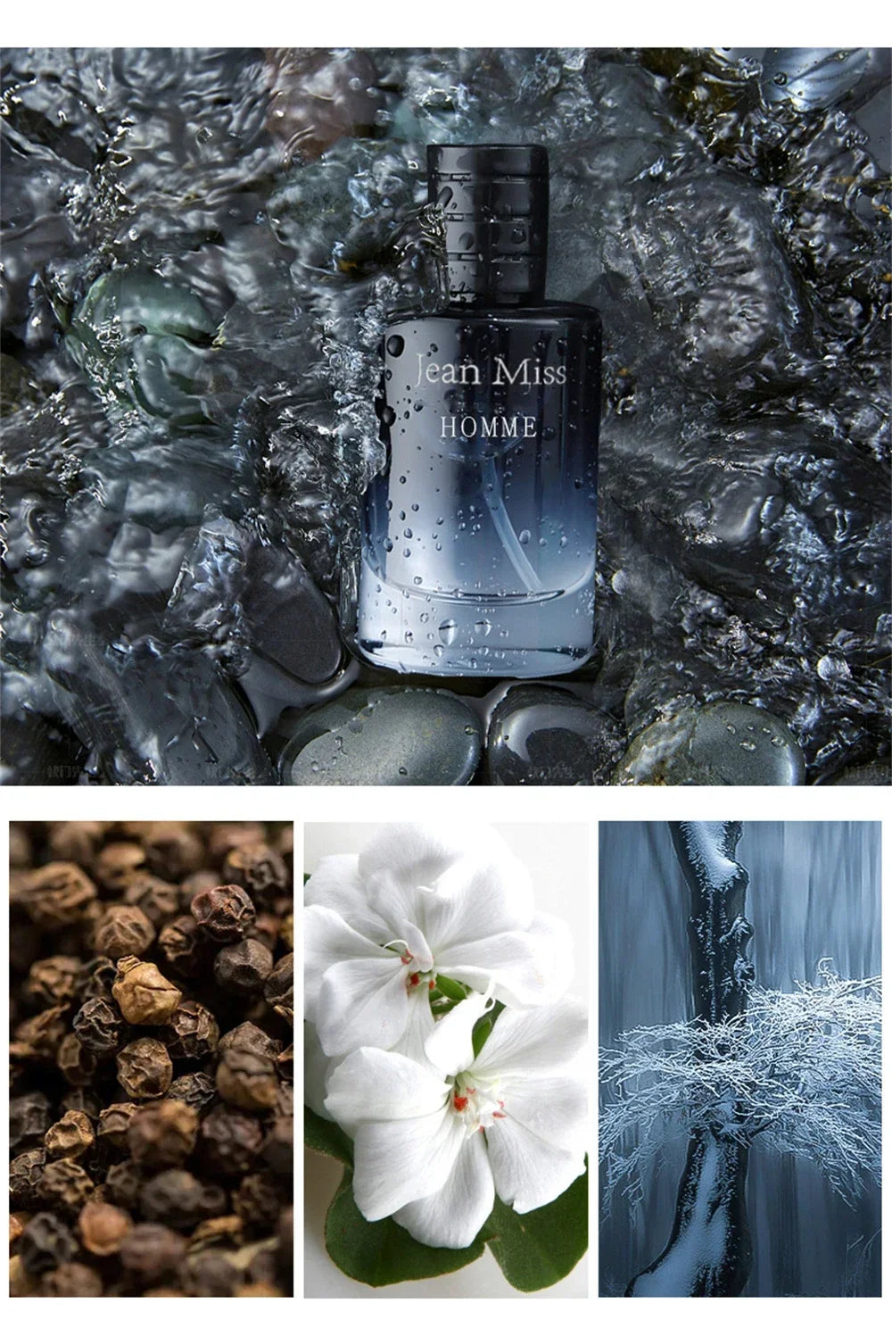 Luxury 3-Piece Men’s Perfume Gift Set – Long-Lasting Masculine Fragrance Collection