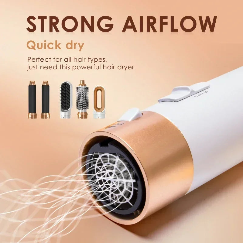 ProStyle 5-in-1 Hair Dryer & Styling Kit – Dry, Curl, Straighten & Volumize