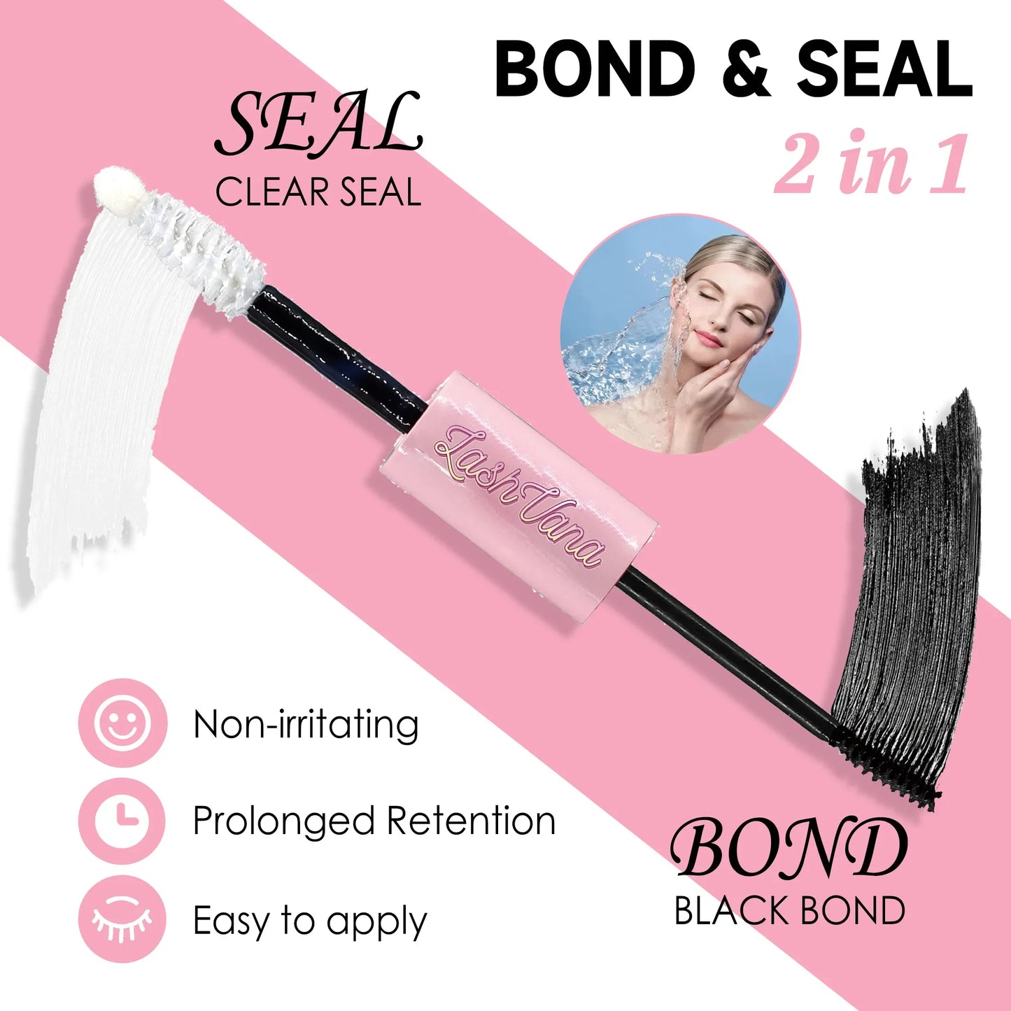 DIY Lash Extension Kit – 200PCS Cluster Lashes with Bond & Seal Glue Set