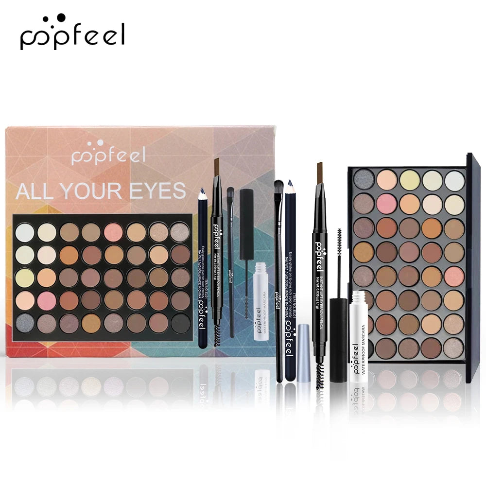 Eye Candy Kit – POPFEEL Eyeshadow, Mascara, Liner & Brow Set | Ultimate Gift for Her