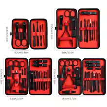 7–24pcs Premium Nail Care Kit – Precision Clippers & Grooming Tools for Men & Women
