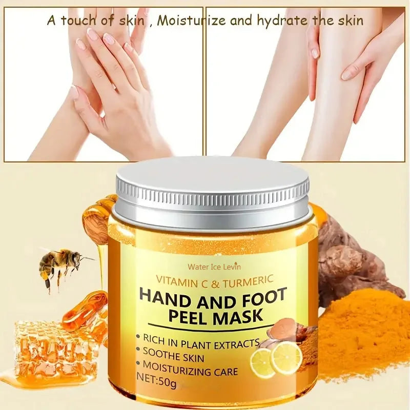 Illuminating Hand & Foot Wax Mask – Deep Nourishment & Brightening Care