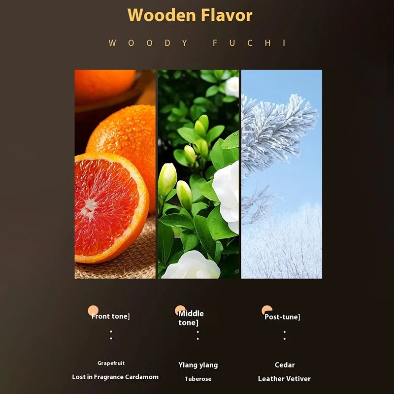 Woody Men's Perfume Spray – 2025 Edition | Pheromone-Infused, Light Floral & Vibrant Scent | Long-Lasting & Irresistible Fragrance