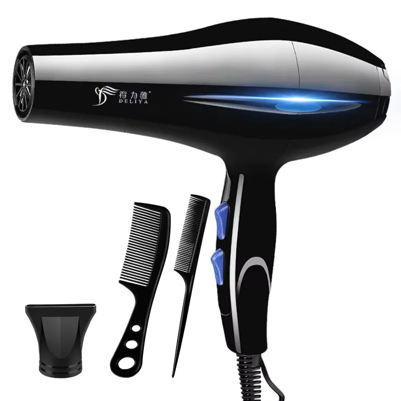 Powerful Ionic Hair Dryer – 2200W Hot & Cold Airflow with Fast-Dry Technology