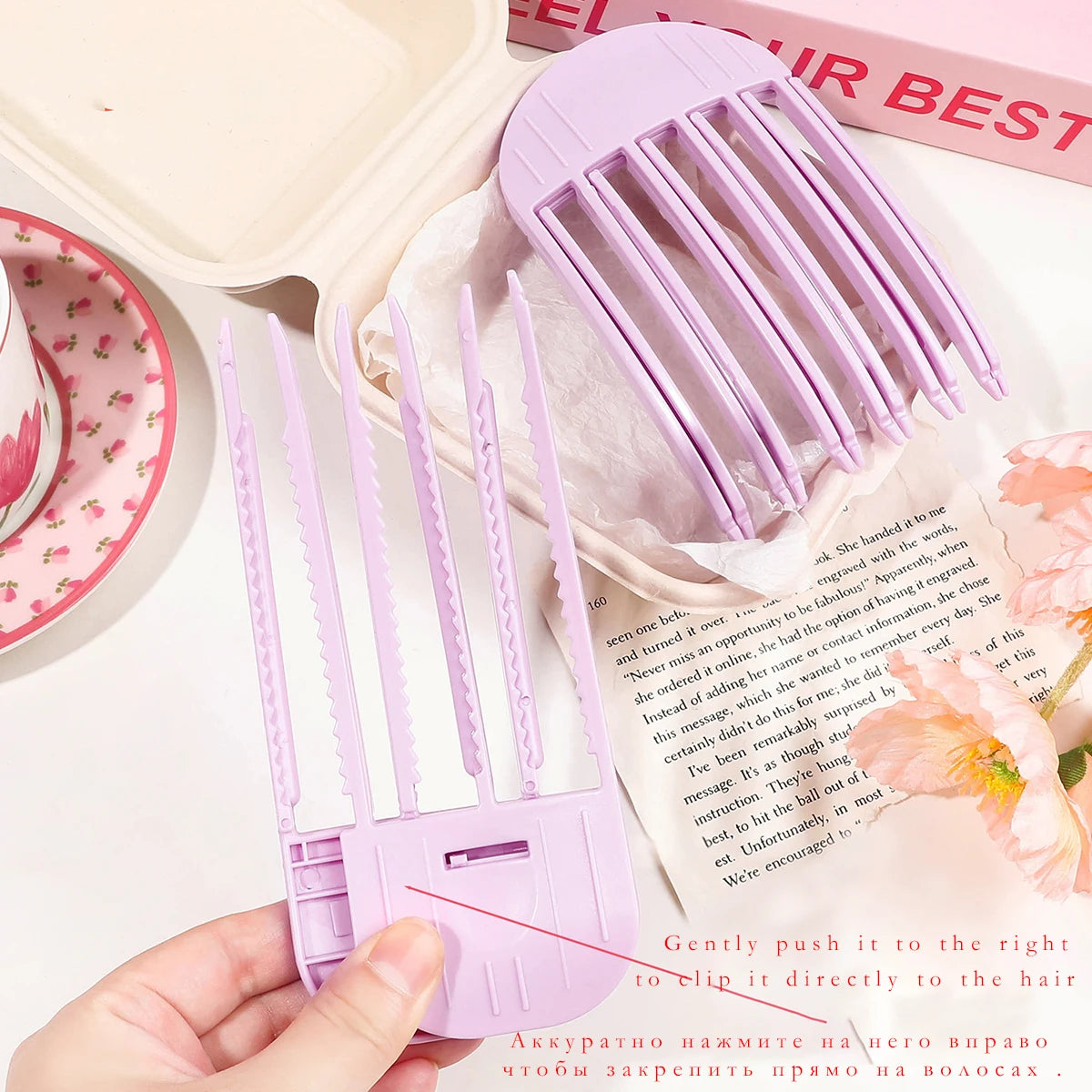 Volumizing Hair Root Clips – No-Heat Styling Set for Bangs & Lift