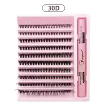 DIY Lash Extension Kit – 200PCS Cluster Lashes with Bond & Seal Glue Set
