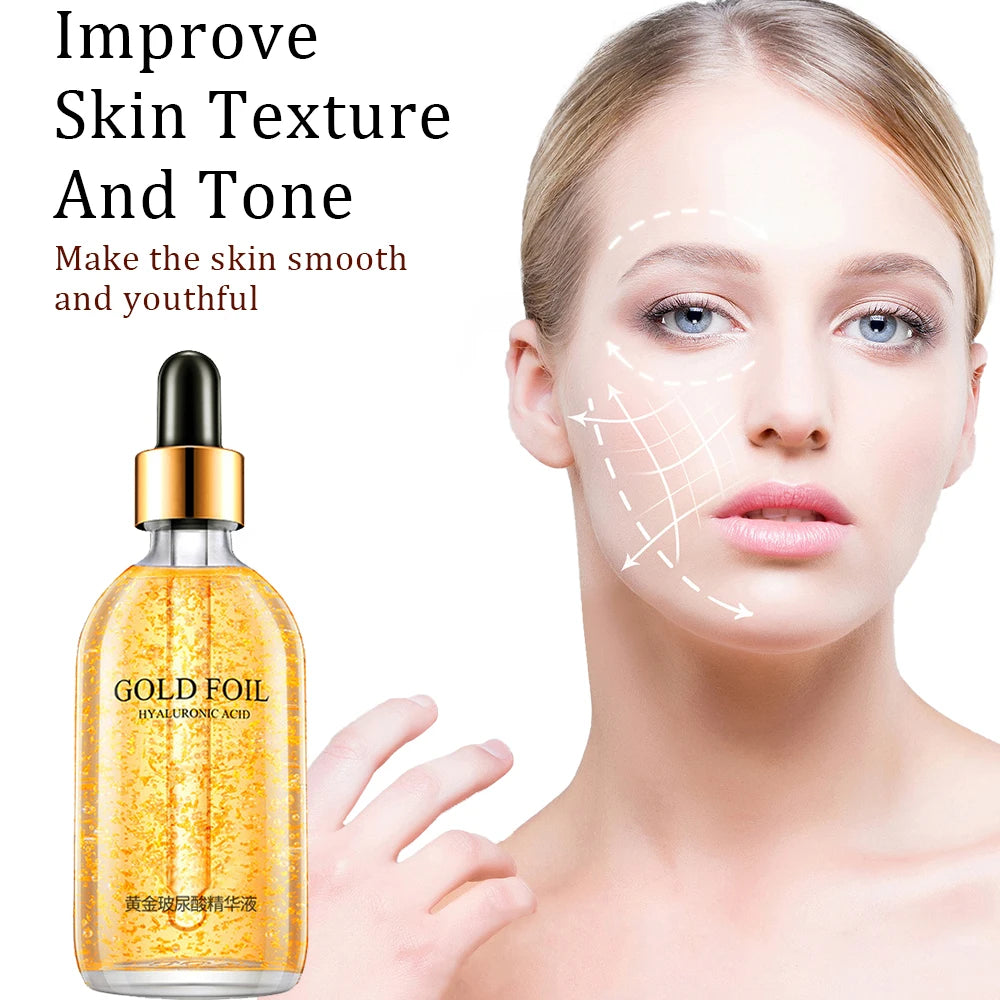 24K Gold Collagen Serum – Hydrating, Whitening & Firming Essence (100ml)