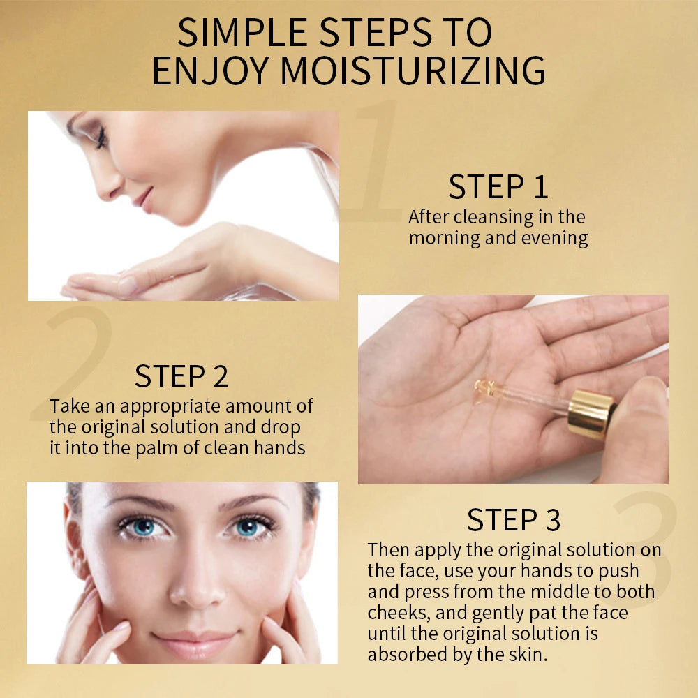 24K Gold Collagen Serum – Hydrating, Whitening & Firming Essence (100ml)