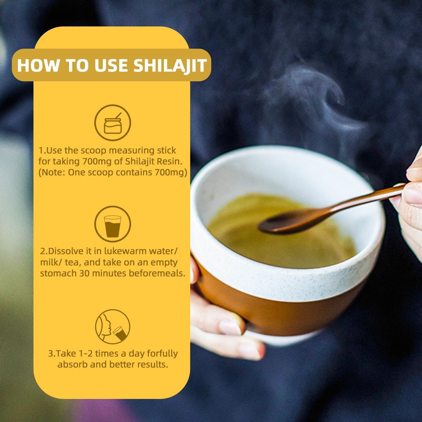 Himalayan Shilajit Herbal Gummies – Ashwagandha, Gokshura & More | No Added Sugar