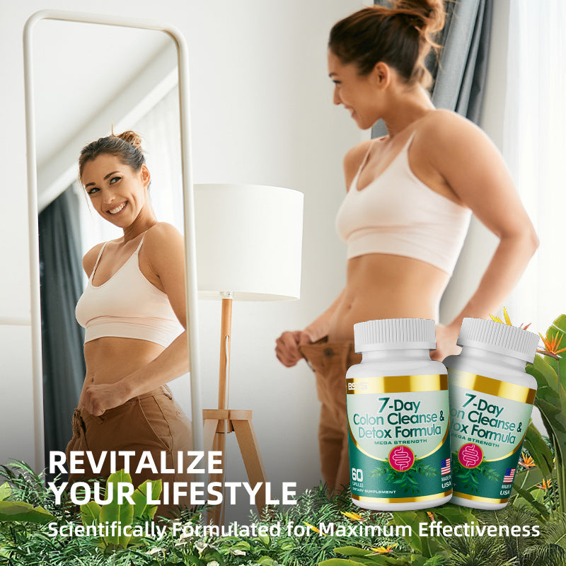 7-Day Herbal Cleanse – Detox & Digestive Reset Capsules