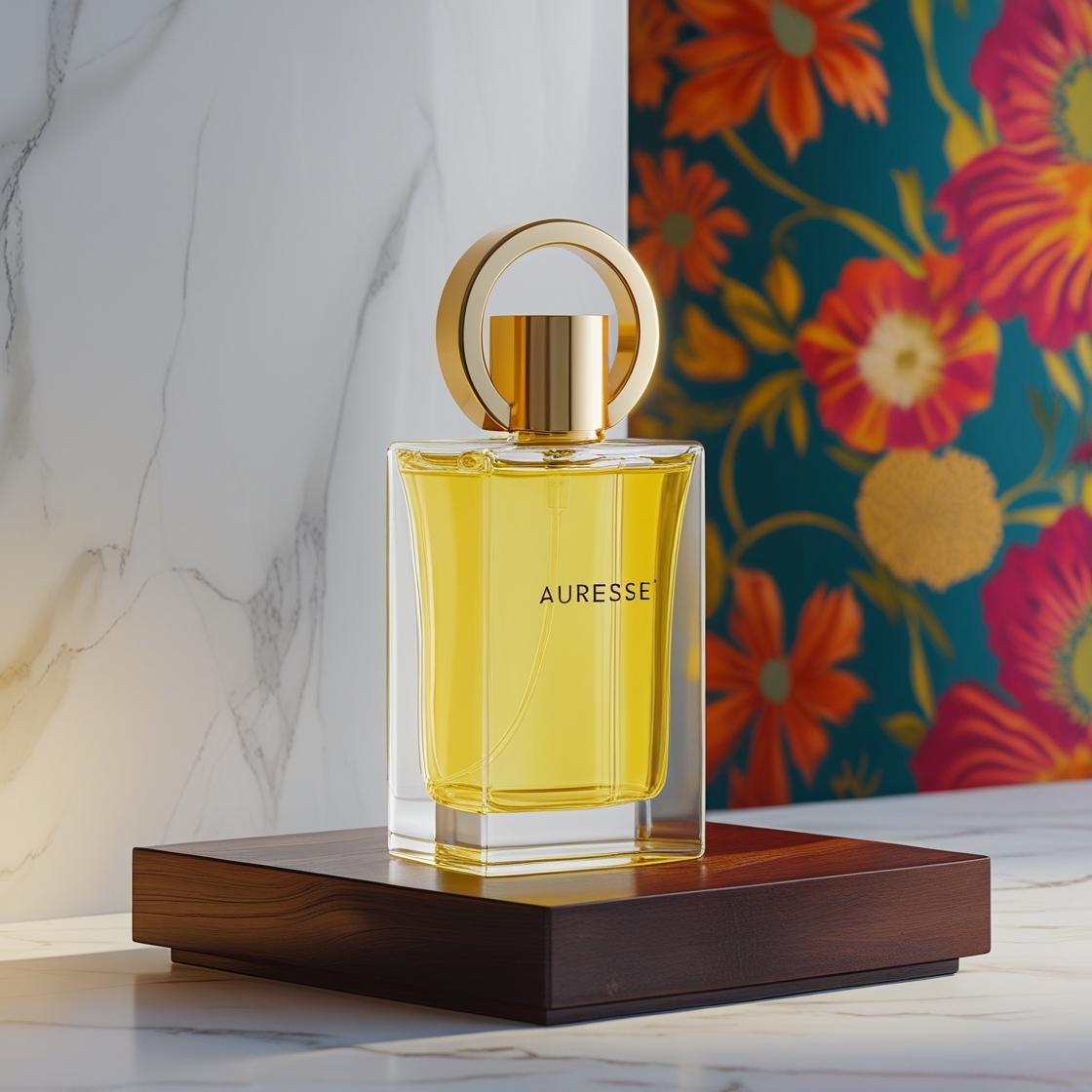 Auresse "Solar Kiss" – Zesty Citrus Handmade Perfume (50ml)