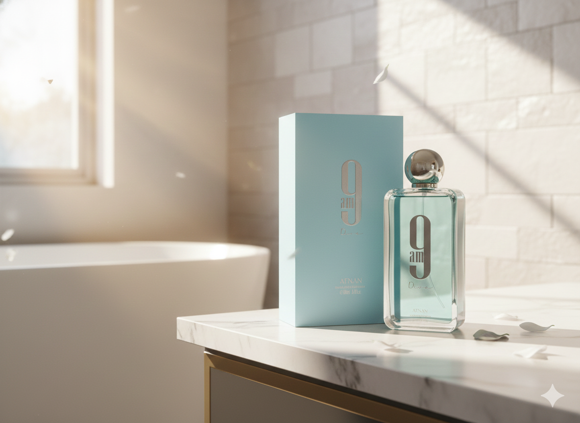 Afnan 9AM Dive EDP 100mL – Fresh Aquatic Citrus Perfume Unisex | Auresse