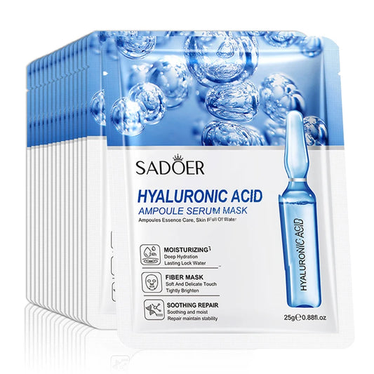  A luxurious set of 10 hydrating and firming facial masks enriched with Hyaluronic Acid. 