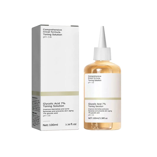 Exfoliating Glycolic Acid Toner – Fights Acne, Brightens & Hydrates (100ml)