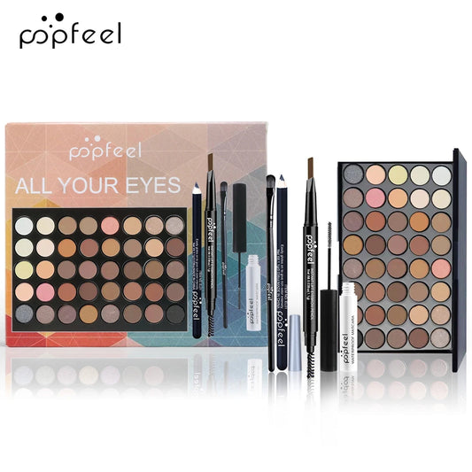 Eye Candy Kit – POPFEEL Eyeshadow, Mascara, Liner & Brow Set | Ultimate Gift for Her