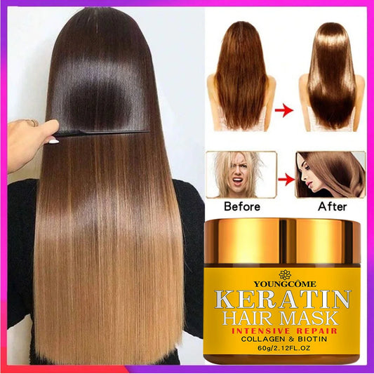 Hair Repair Mask – Biotin, Collagen & Keratin Treatment
