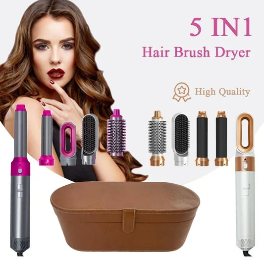 ProStyle 5-in-1 Hair Dryer & Styling Kit – Dry, Curl, Straighten & Volumize