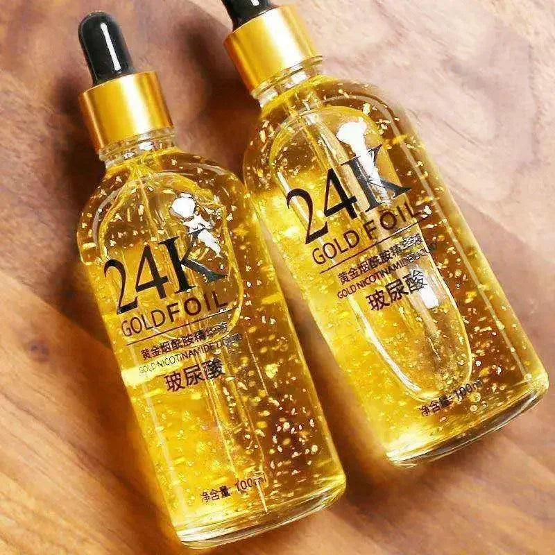24K Gold Collagen Serum – Hydrating, Whitening & Firming Essence (100ml)