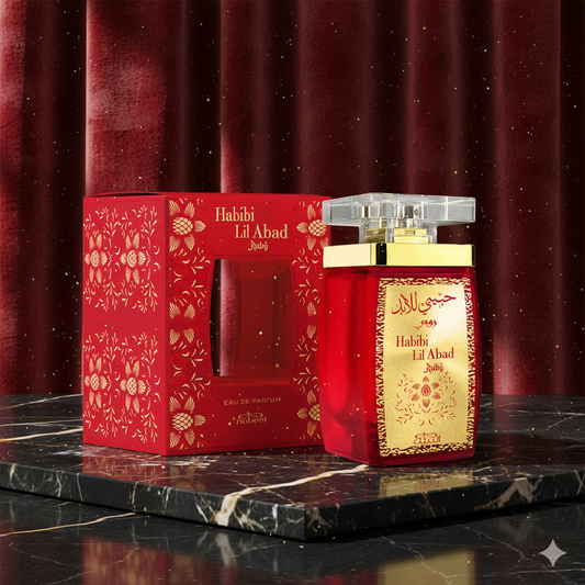Nabeel Habibi Lil Abad Ruby Eau de Parfum – Fruity Floral Woody Perfume 100mL | Auresse