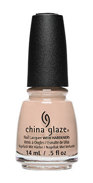 China Glaze nail polish bottle on a white background